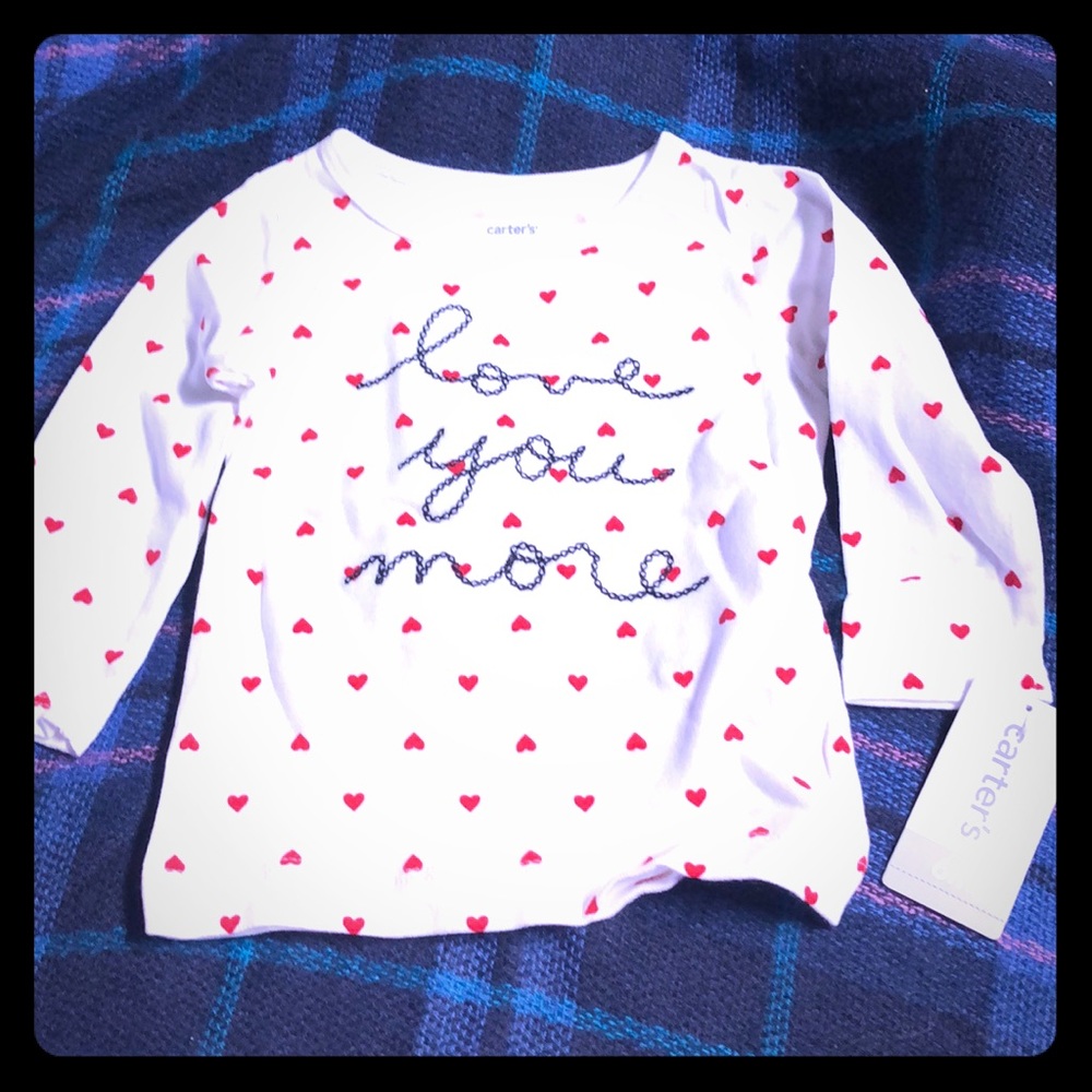 Carters T-shirt love you more
